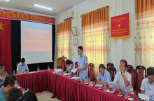Ban Quản lý các khu công nghiệp tổ chức Hội nghị giao ban với các doanh nghiệp nhà đâu tư trong Khu công nghiệp Thanh Bình.