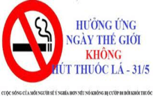 NGÀY THẾ GIỚI KHÔNG THUỐC LÁ 31 THÁNG 5 NĂM 2024 “Bảo vệ trẻ em trước những tác động của ngành công nghiệp thuốc lá”