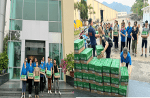                       Trao tặng 1000 thùng nước trà xanh cho công nhân Khu công nghiệp Thanh Bình